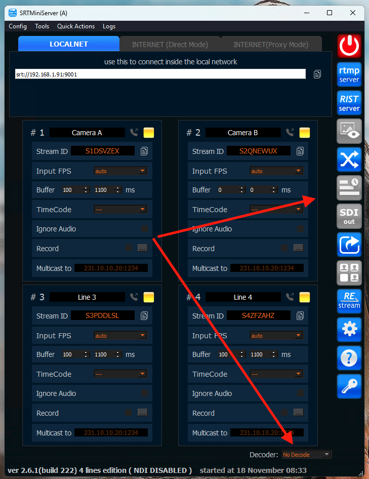 Modular SDI, NDI, and Routing packs