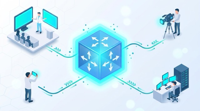 Routing streams between SRT clients