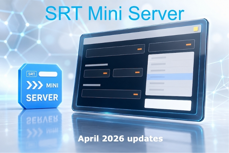 SRTMiniServer: A Review of the April Updates