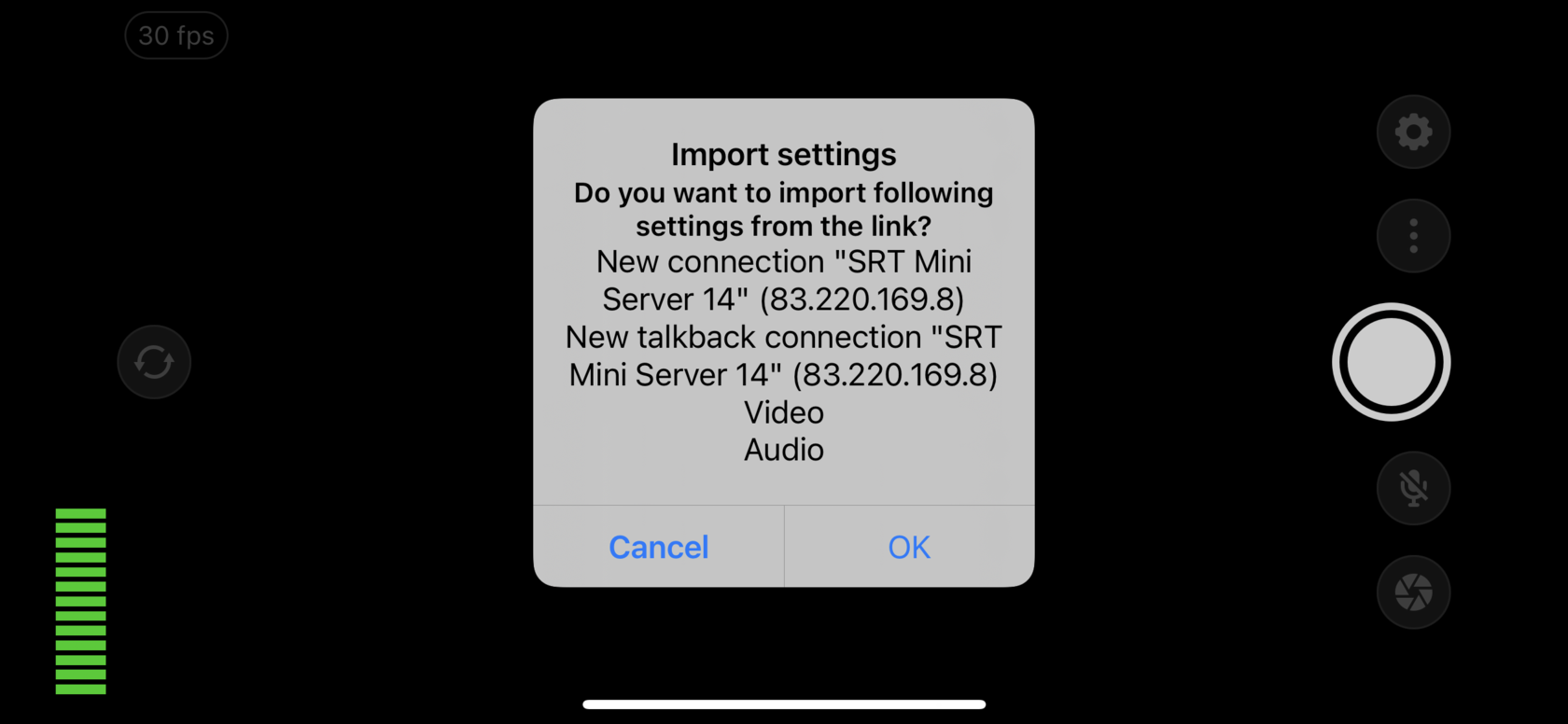 Time synchronization in Larix Broadcaster